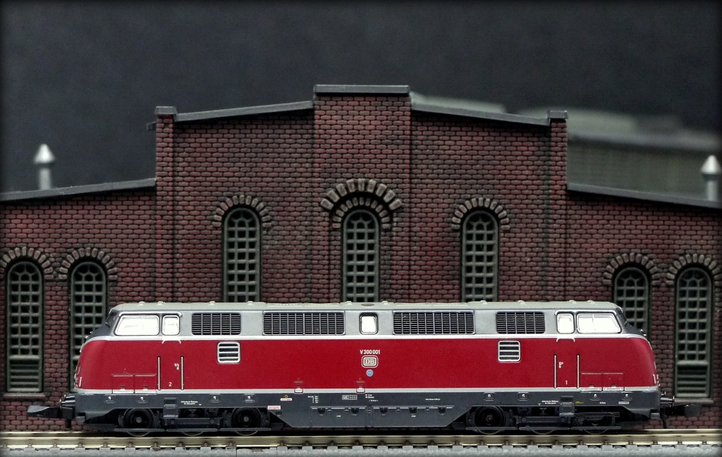 Mrklin-Modell der DB-Diesellok V 300 im Mastab 1:220. 30.9.2012