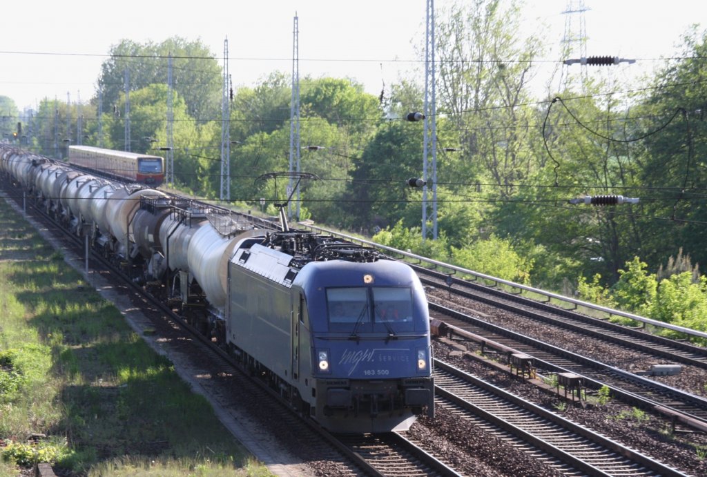 Mai 2013 Kesselzug mit 183 500 in Berlin-Buch nordwrts