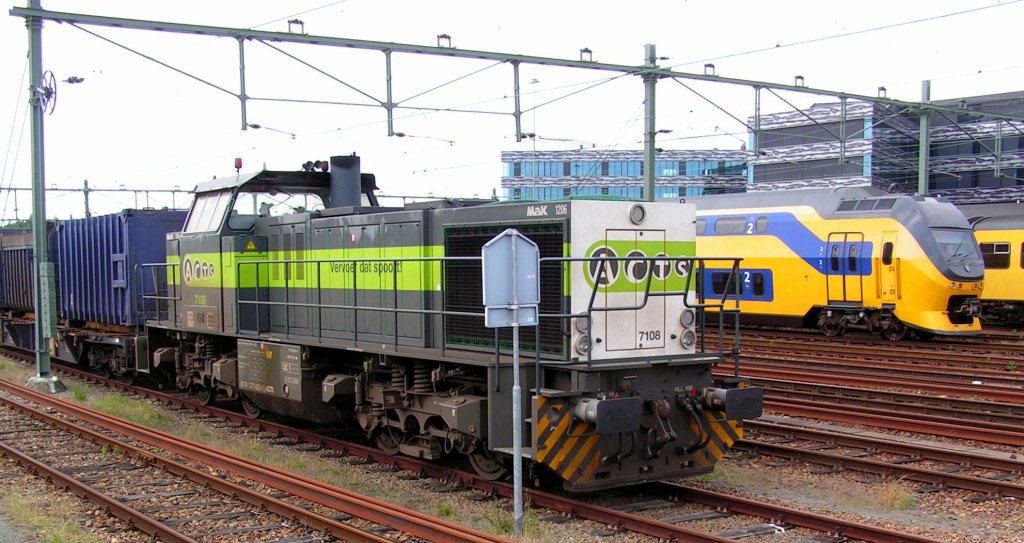 Mak G 1206 ( 7108 ) von ACTS im Heerlener Bahnhof am 13.06.2010