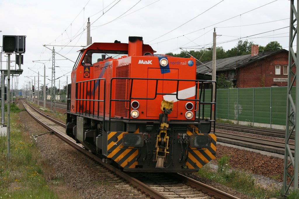 MAK G 1206 Northrail (9280 1275 804-3-D-NTS) in Rathenow am 23.07.2011