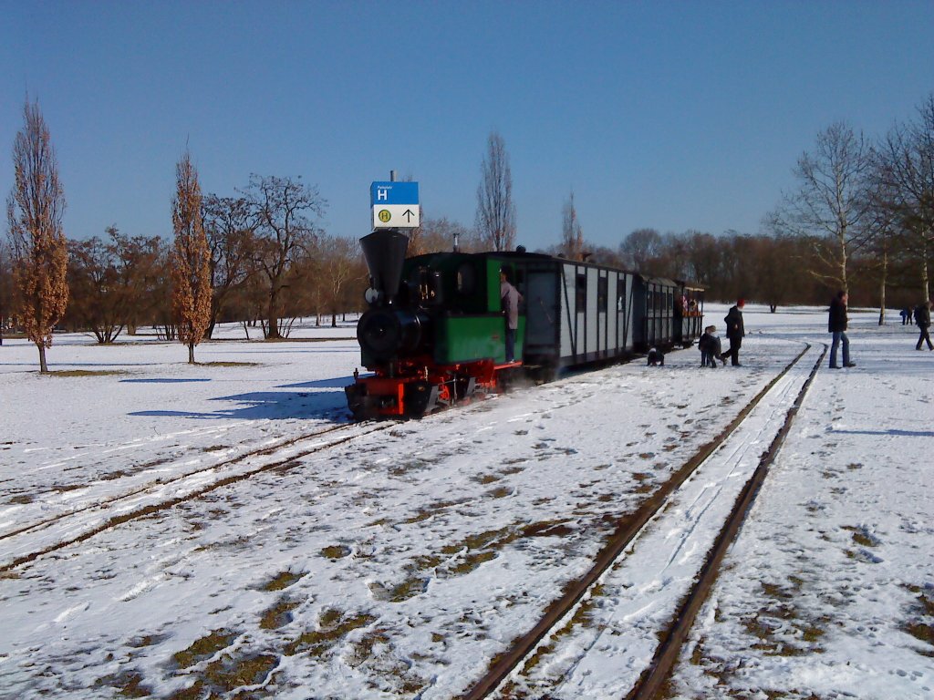 Malletdampflok No13 des Frankfurter Feldbahnmuseums.7.3.10.