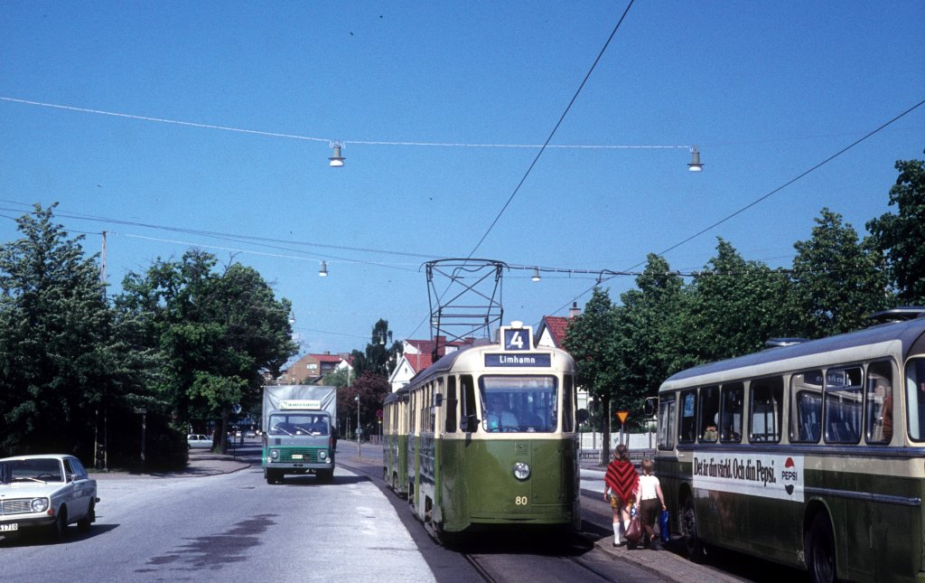 Malm ML SL 4 (Tw 80) Erikslustveien am 7. Juni 1971.