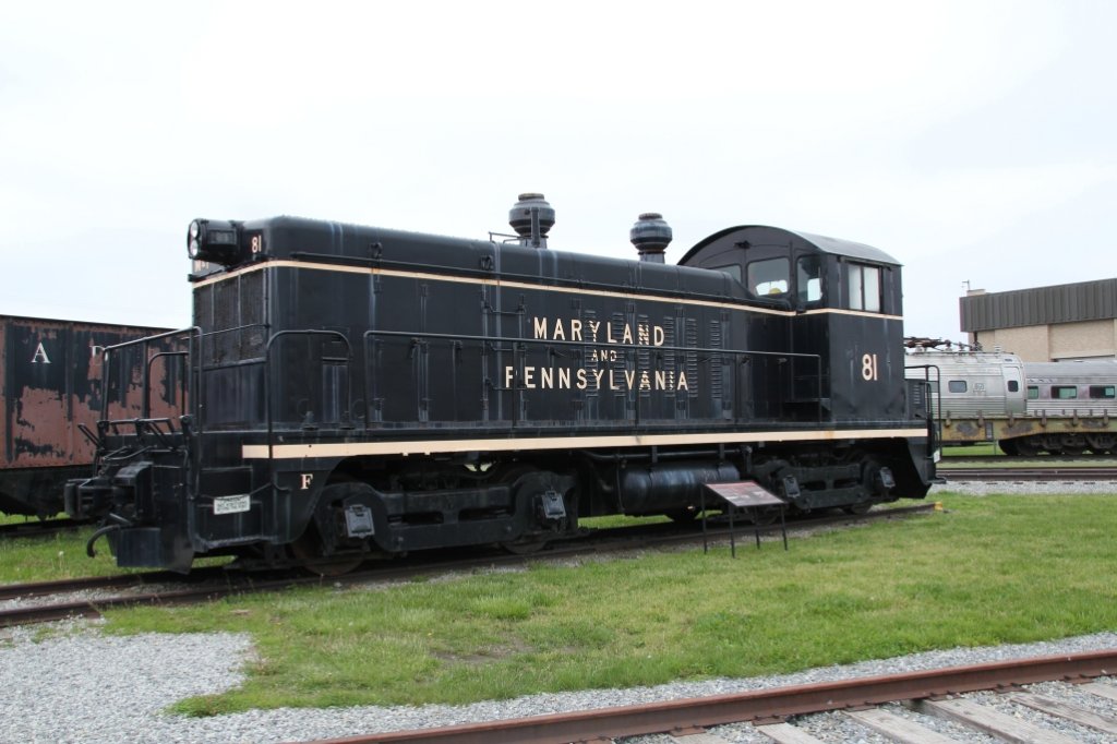 Maryland & Pennsylvania #81 (NW2), Baujahr 1946, steht 14/5/2011 im Railroad Museum of Pennsylvania, Strasburg Pennsylvania.