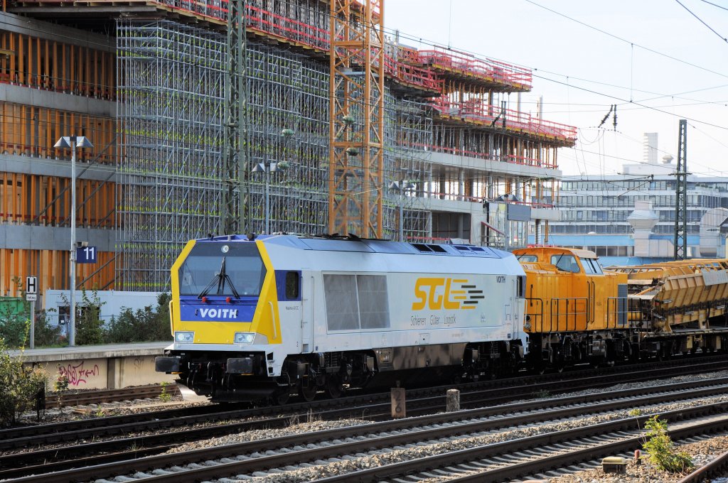 Maxima 40cc (264 006) & 110 619 am 03.10.09 in Mnchen-Heimeranplatz Richtung Rosenheim