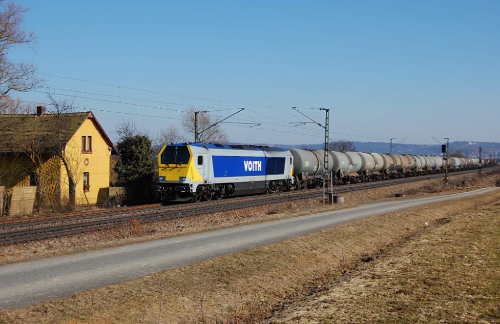 Maxima von Stock Transport mit Biodieselzug am 02.03.2011 bei Plling
