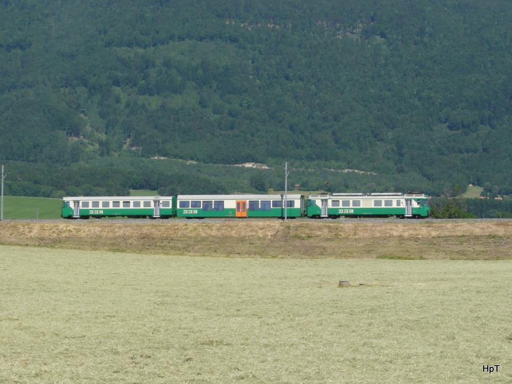 MBC/BAM - Regio nach Morges unterwegs bei Bire am 17.06.2013 