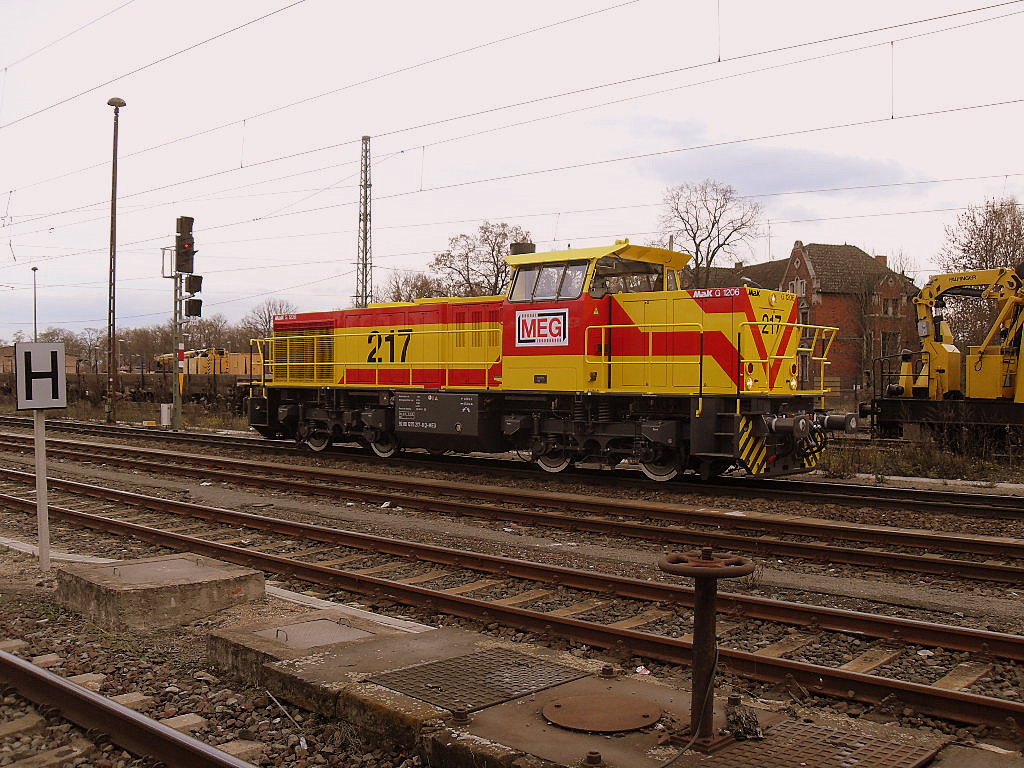 MEG 217 (MAK G1206)fuhr am 11.11.2010 nach Magdeburg.