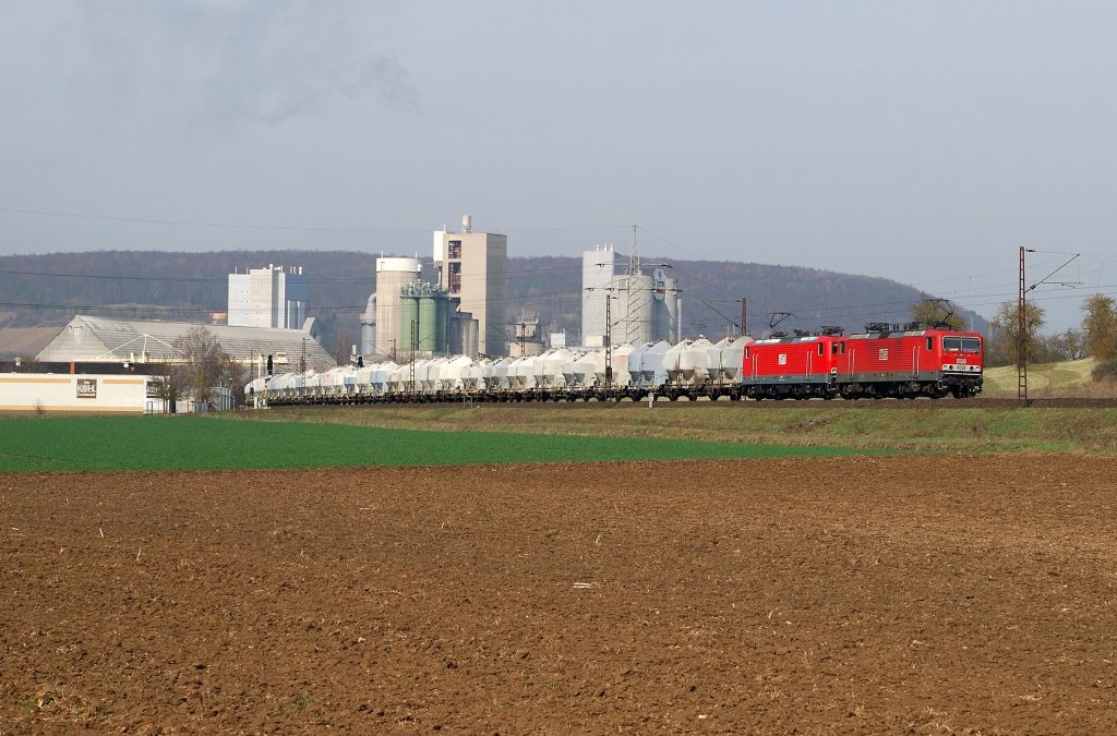 MEG 601 und 605 mit DGS 59147 bei Karlstadt (Main) - 24.03.2010