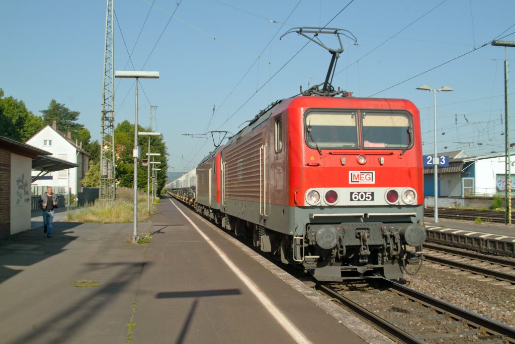 MEG 605 und MEG 801 am 19.8.12 in Neuwied