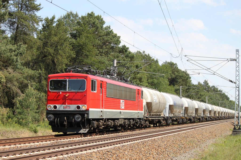 MEG 702(155 179-5) am 08.06.2013 bei Friesack/Mark