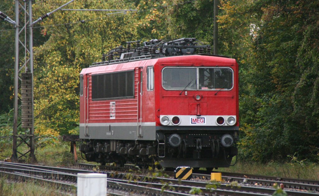 MEG 707 (ex 155 230-6 DB) am 10.10.2011 in Angermnde