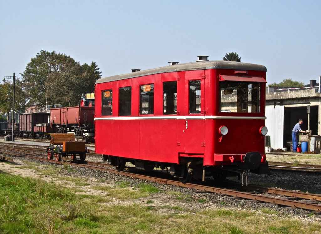 MEG T7 am 2.10.2011 in Schierwaldenrath. Saisonabschluss auf der Selfkantbahn.
