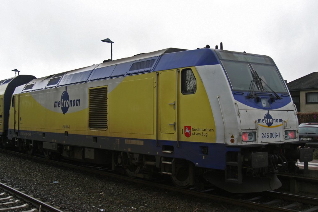 Metronom 246 006-1 am 2.4.10 in Otterndorf