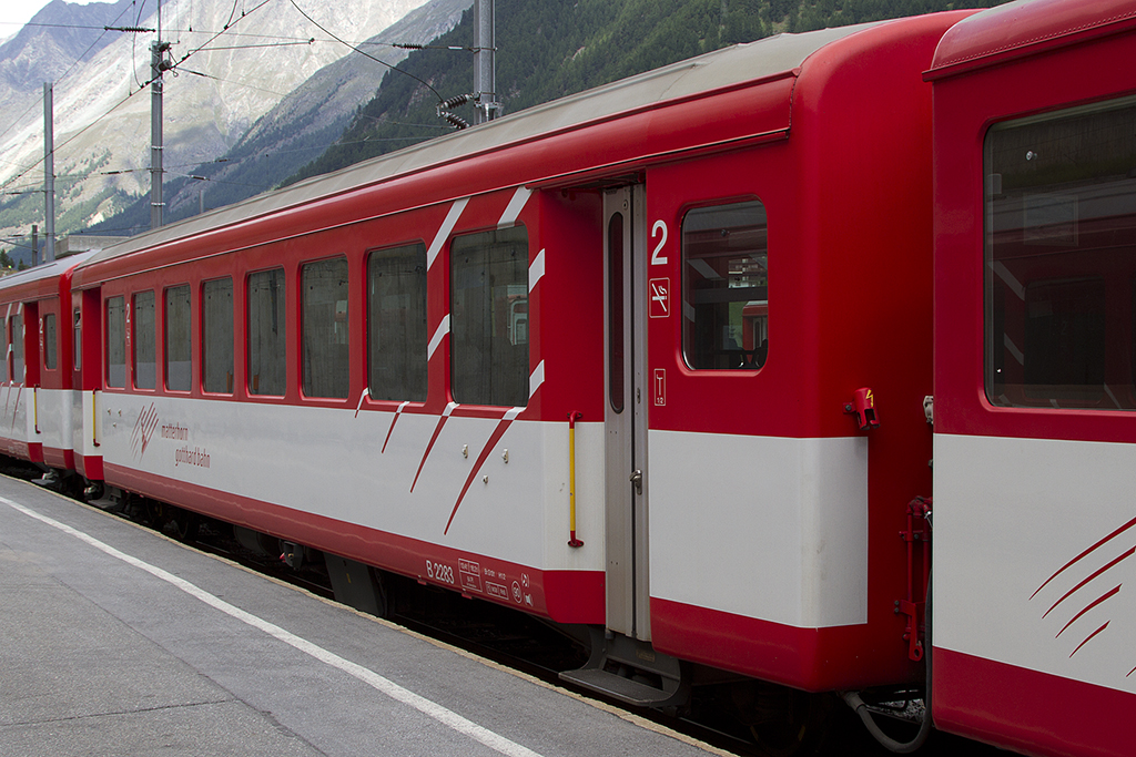 MGB, B, 2283, 12.08.2012 Zermatt 
