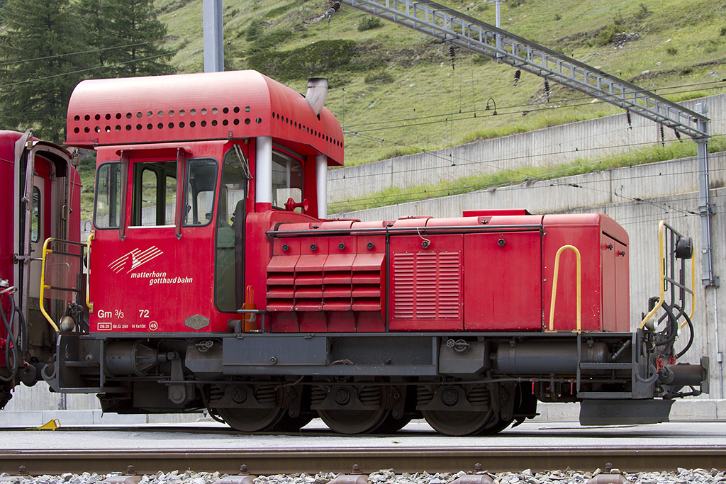 MGB, Gm 3/3, 72, 12.08.2012 Zermatt 



