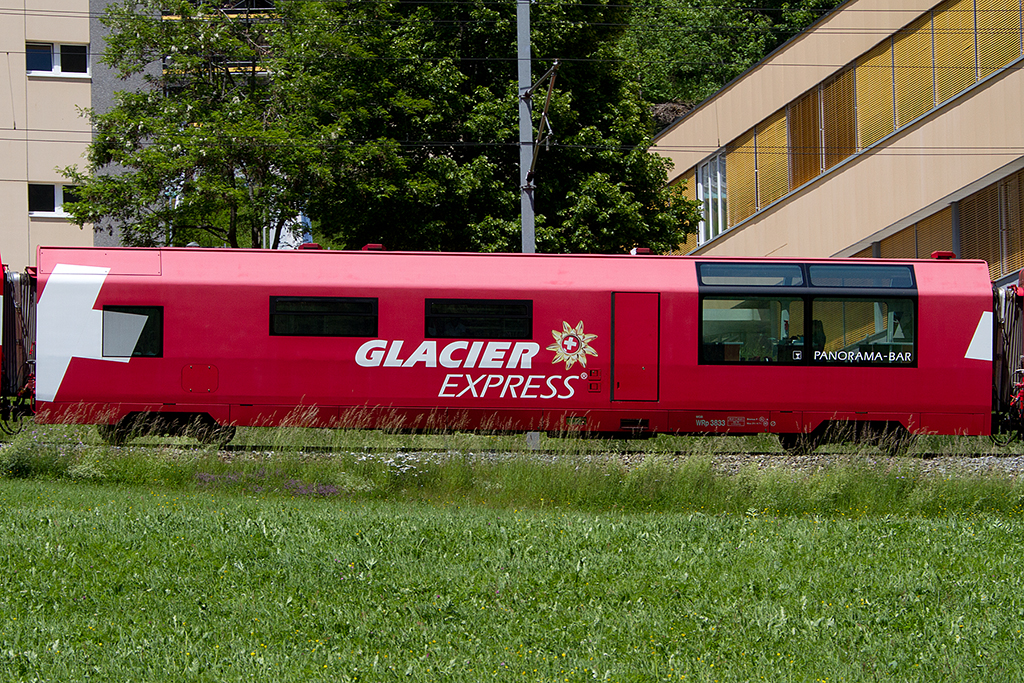 MGB, WRp, 3833, 16.06.2012 Disentis 



