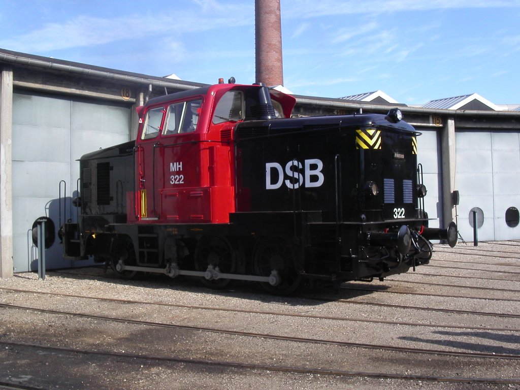 MH 322, Eisenbahnmuseeum Odense, 22 aug 2010