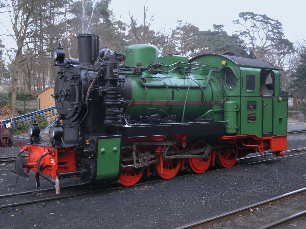 Mh 52 hat sich und das Lok-und Zugpersonal,am 12.M�rz 2011,ihre Pause in G�hren verdient.