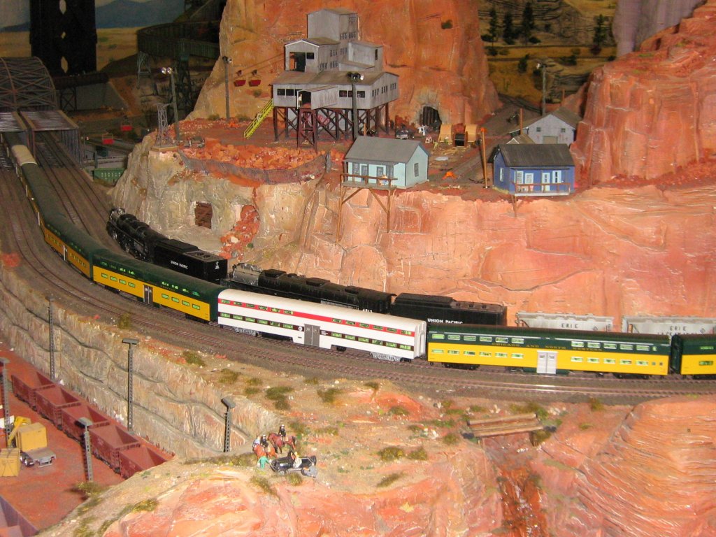 Miniatur Wunderland in Hamburg  Abschnitt Amerika  am 29.11.2006