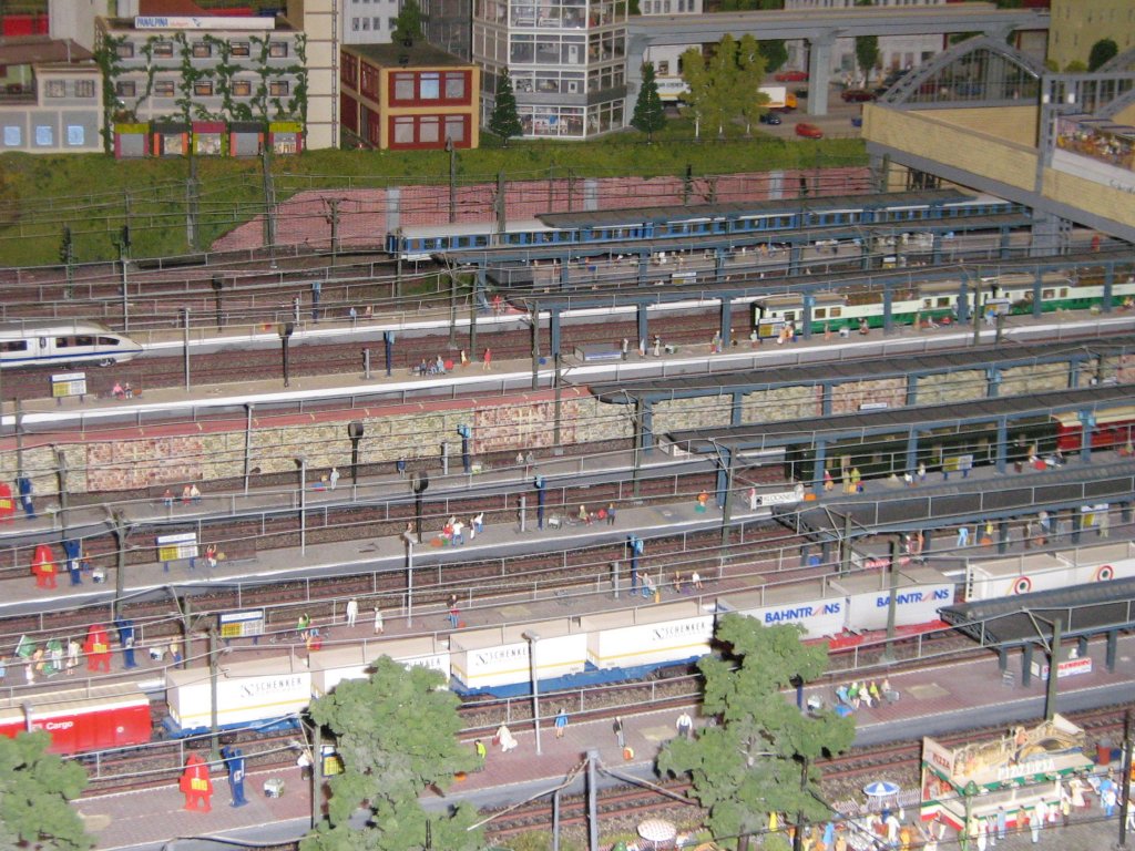 Miniatur Wunderland in Hamburg  Abschnitt Hamburg  am 29.11.2006