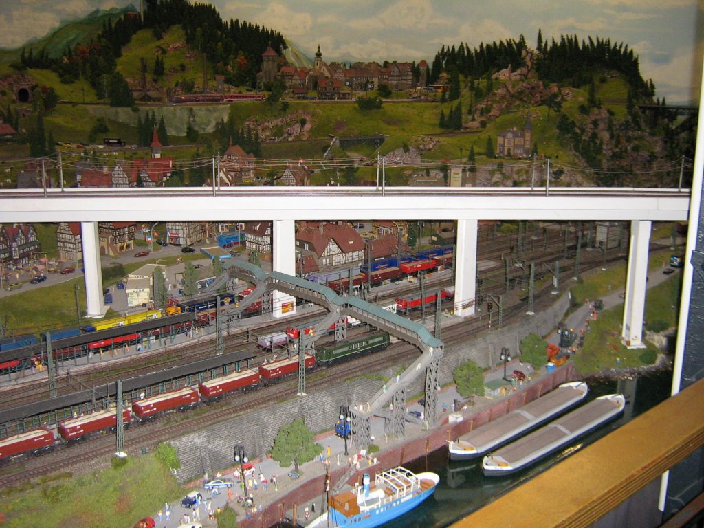 Miniatur Wunderland in Hamburg  Abschnitt Mitteldeutschland  am 29.11.2006