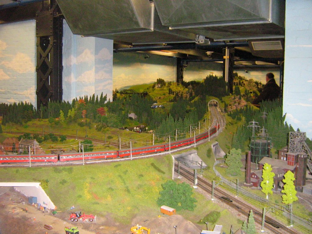 Miniatur Wunderland in Hamburg  Abschnitt Mitteldeutschland  am 26.11.2008
