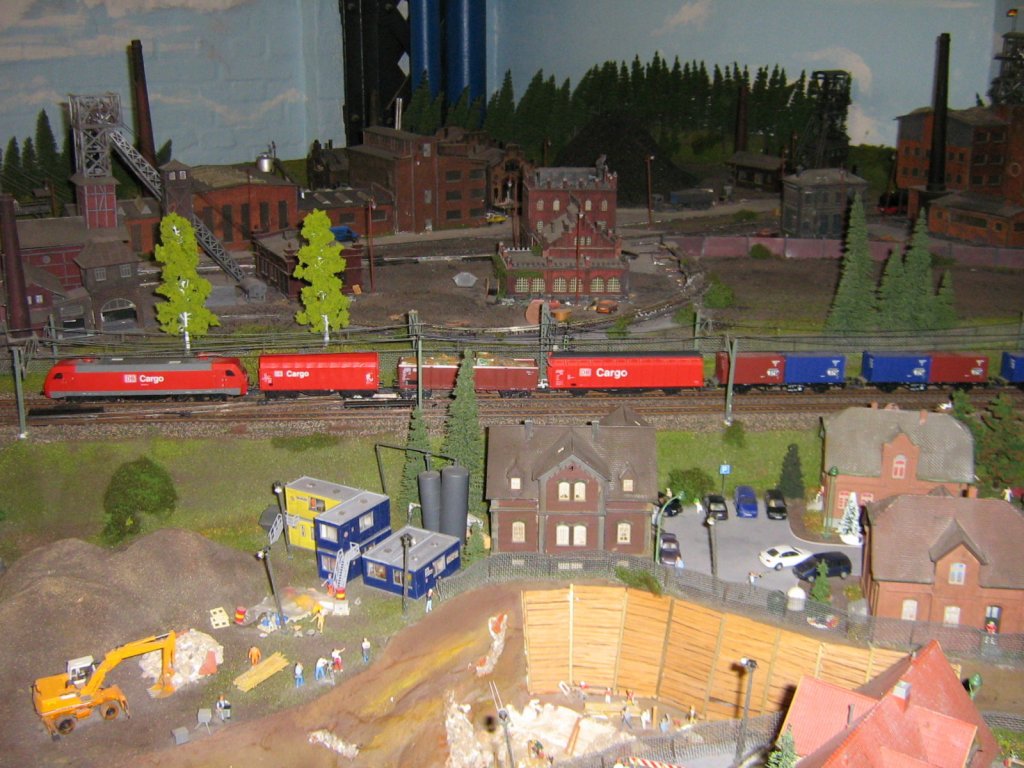 Miniatur Wunderland in Hamburg  Abschnitt Mitteldeutschland  am 26.11.2008