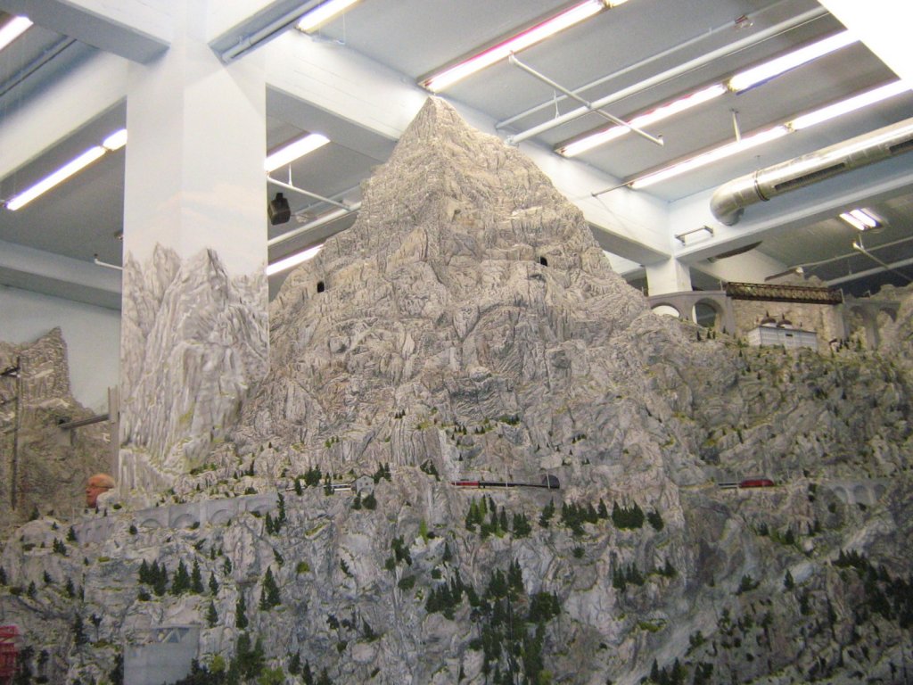Miniatur Wunderland in Hamburg  Abschnitt Schweiz  am 26.11.2008