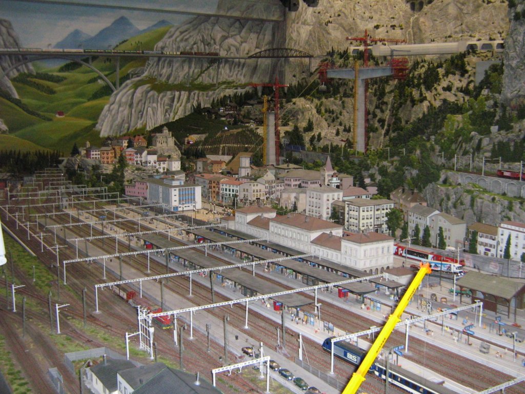 Miniatur Wunderland in Hamburg  Abschnitt Schweiz  am 26.11.2008