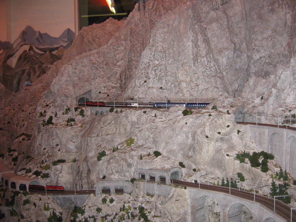Miniatur Wunderland in Hamburg  Abschnitt Schweiz  am 25.11.2009