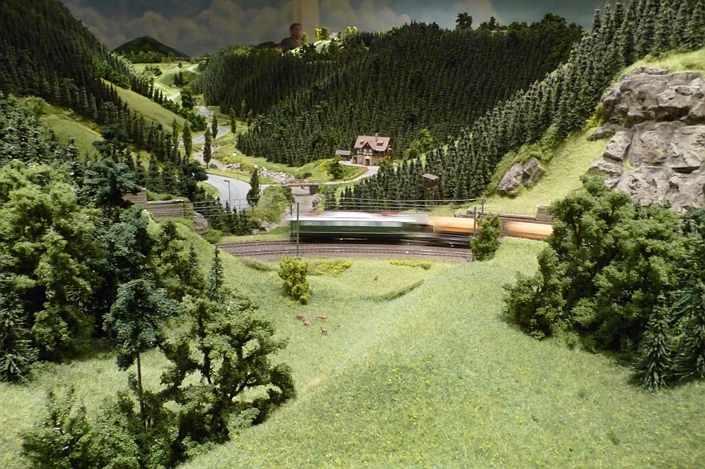 Mit dem Kieszug ber die Schwarzwald-Modellbahn, 3.10.11 