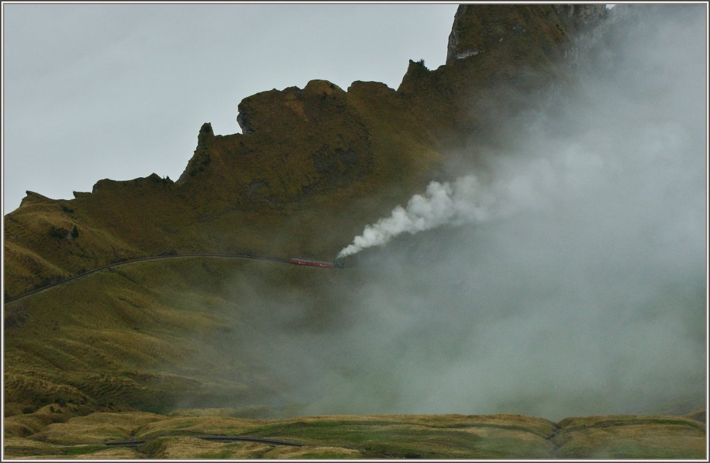Mit dem Nebel im Wettlauf:Wer ist schneller der Zug oder der Nebel?
(29.09.2012)