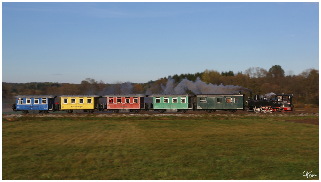 Mitzieher vom Stainzer Flascherlzug, bei der Saisonabschlufahrt am 31.10.2012
Kraubath