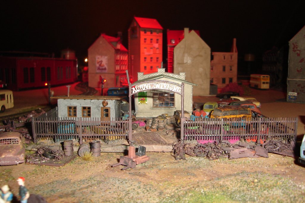 Modelbahn, H0, Diorama, Osnabrck, Pappmach, Rusty