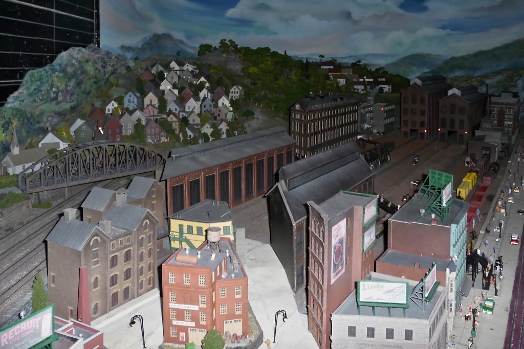 Modelleisenbahn im Railroaders Memorial Museum in Altoona, PA (5.6.09)