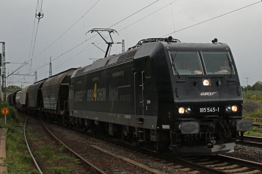 MRCE 185 545 am 16.9.10 in Duisburg-Bissinghiem