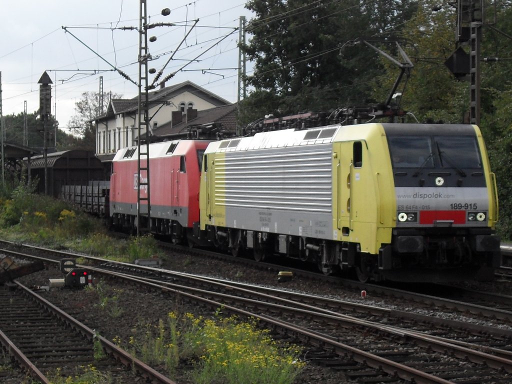 MRCE 189-915 + DB 152 ***-* in Beuel am 17.9.10