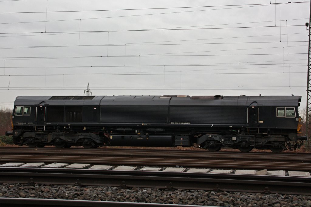 MRCE 266 113 bzw ERS 6617 am 8.1.11 abgestellt in Duisburg-Entenfang