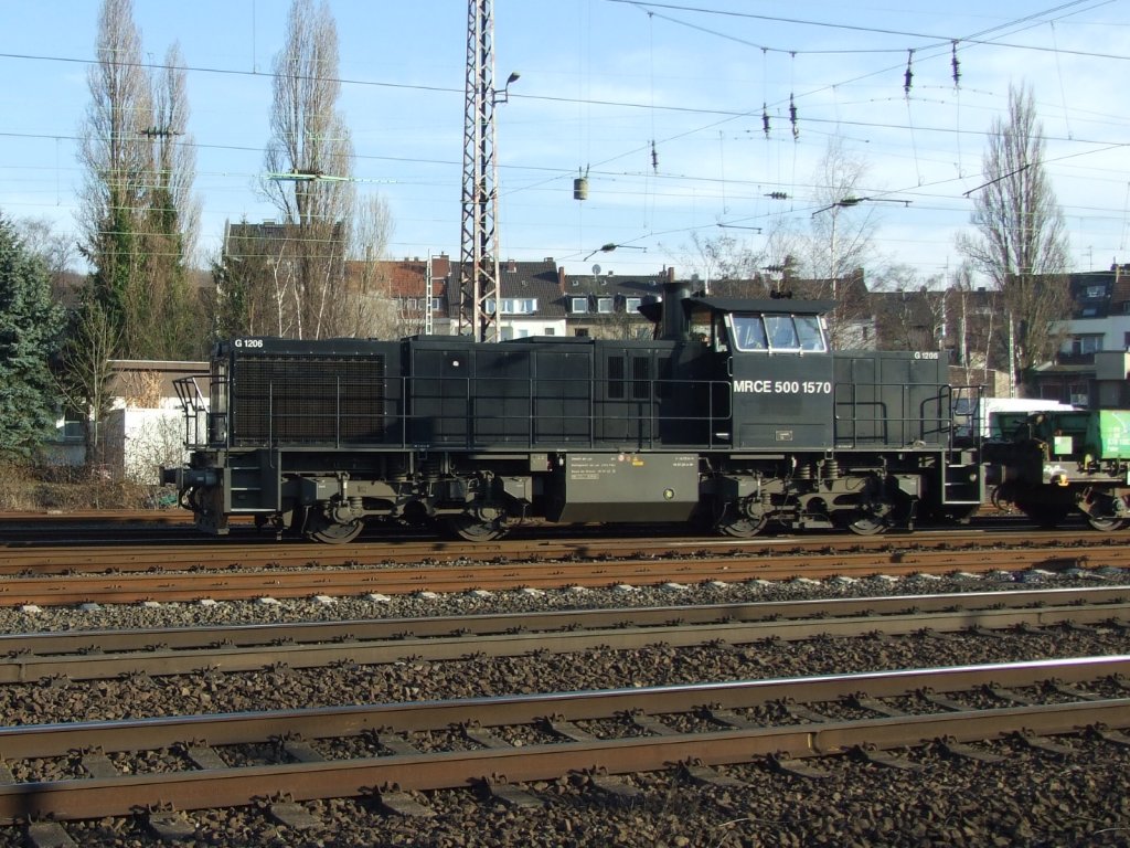 MRCE 500 1570 (ex Mhlheimer Vekehrsgesellschaft) am 10.3.10 in Dsseldorf-Rath