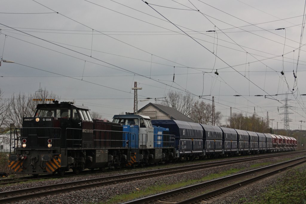 MRCE 500 1570 und Regental Cargo D05 (zu disem Zeitpunkt noch i.E.fr TXL)
am 1.4.11 in Ratingen-Lintorf.