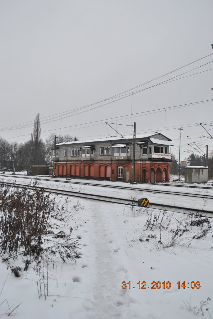 Mueseumstellwerk LPF, am 31.12.2010 in Lehrte.