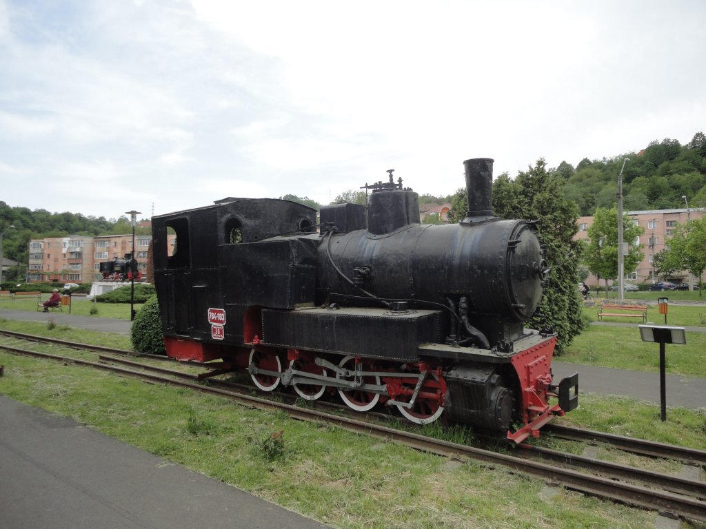 Museum der ehem. Lokomotivenfabrik Resita am 03.05.2013. Lokomotive 764-103.