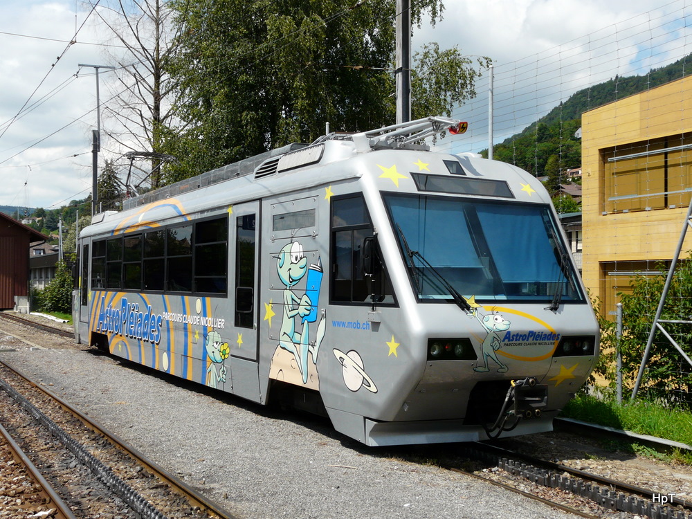 MVR - Triebwagen Beh 2/4 72 in Blonay am 12.06.2011