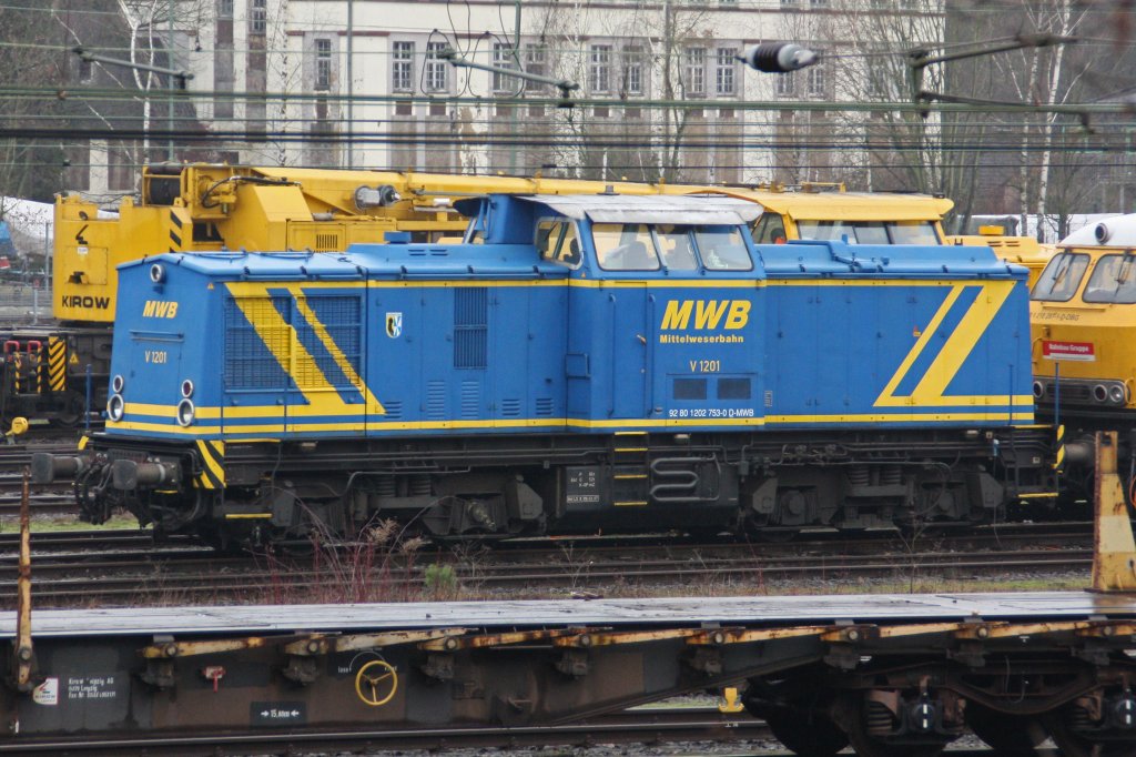 MWB V1201 am 11.12.10 abgestellt in Duisburg-Entenfang