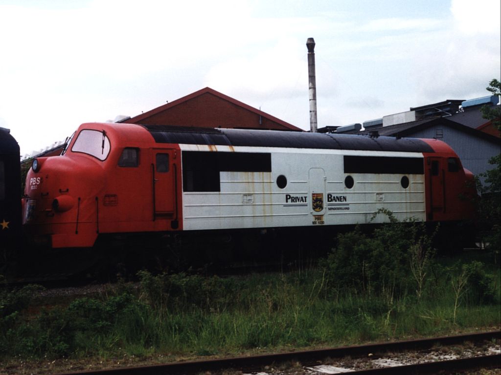 MX 1030 der Privat Banen Snderjylland (PBS) in Tnder am 16-5-1999. Bild und scan: Date Jan de Vries.