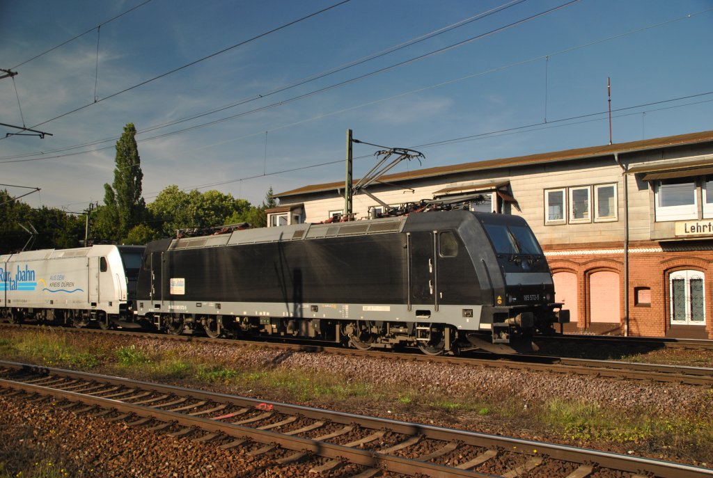 Nachschus auf 185 572-5, am 22.September 10 in Lehrte.