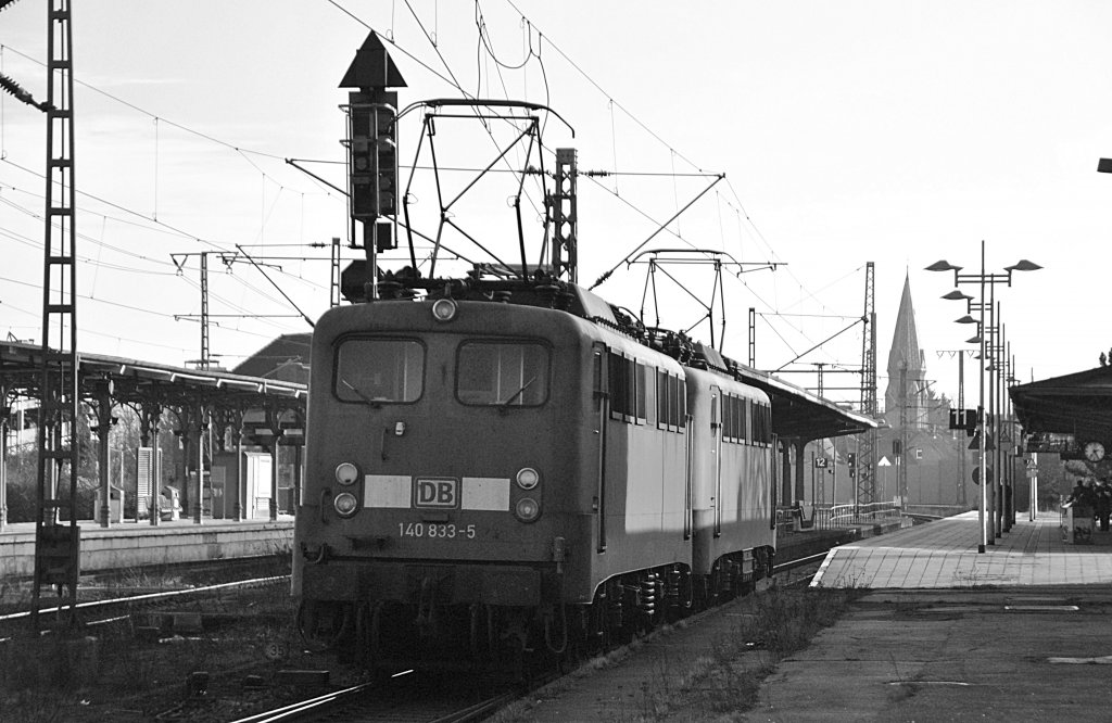 Nachschuss auf 140 833-5, am 09.02.2011 in Lehrte.