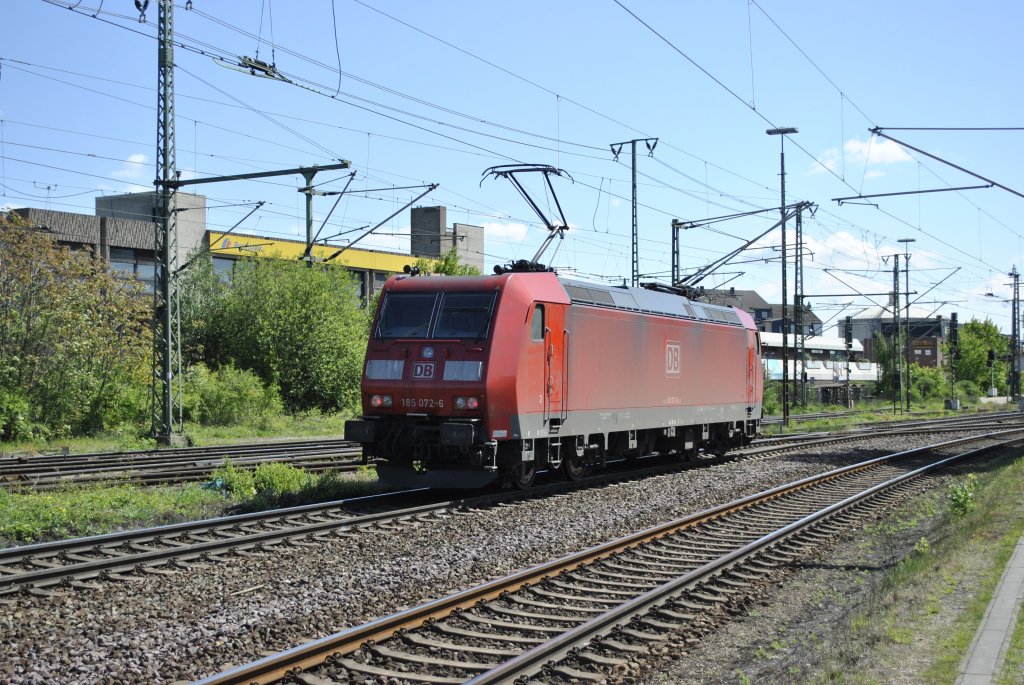 Nachschuss auf 185 072-6, am 03.05.2011 in Lehrte.