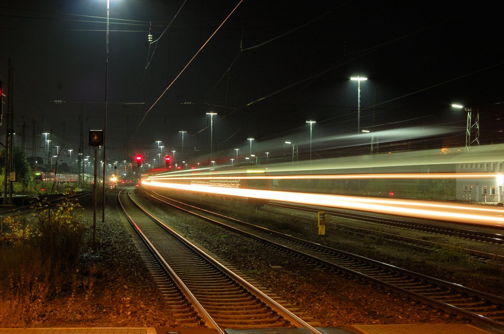 Nachts am Bhf Lichtenfels
Rb von Bamberg im Bhf LIF einfahrend