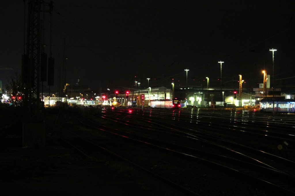 Nchtliche Stimmung im Gbf in Paderborn 